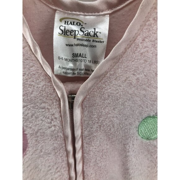 Halo Sleepsack Size 0-6M Pink Plush - Picture 4 of 5